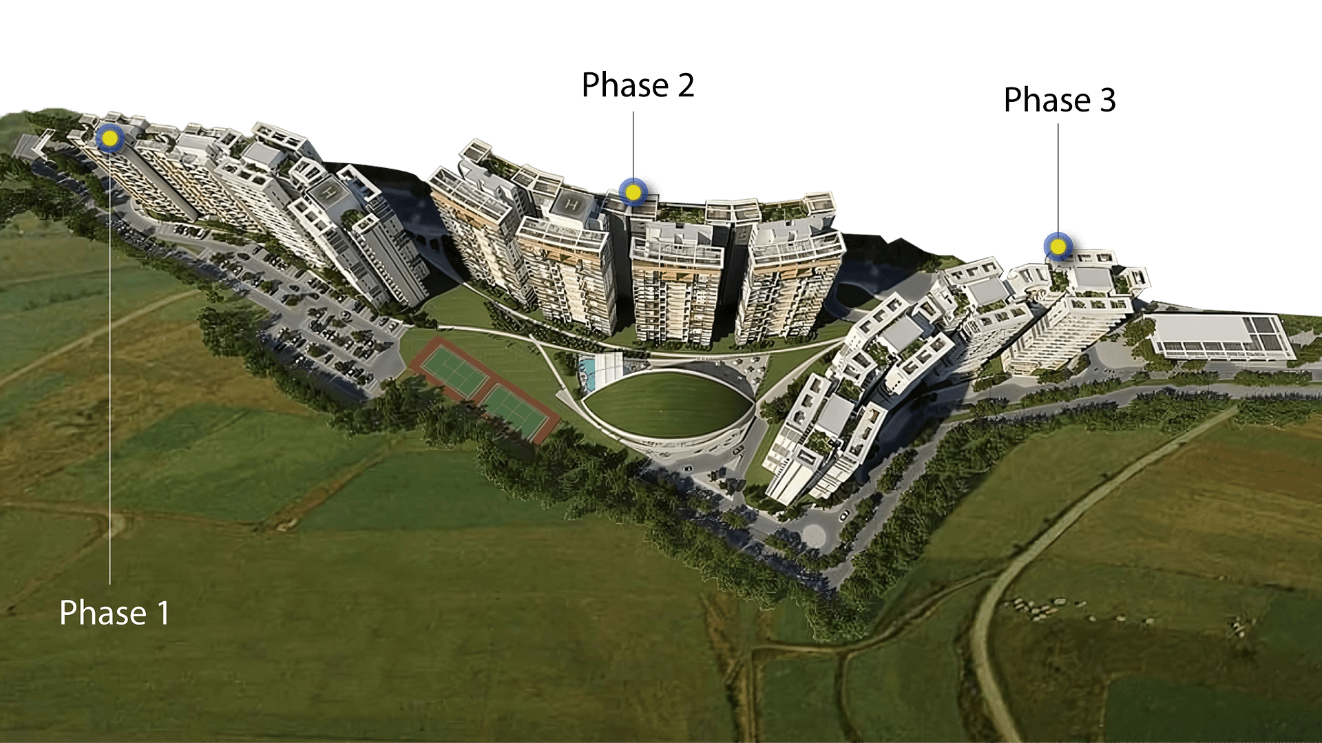 Ariana phase 3 towers layout plans